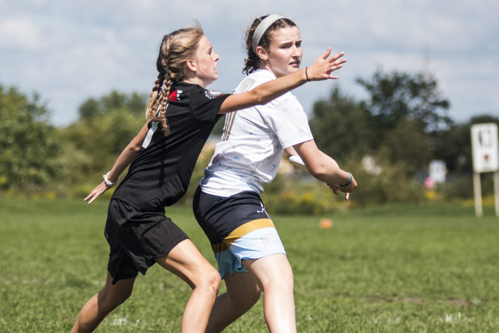 BLAINE, MN - Artemis vs Neap Tide. Pool Play. USAU Youth Club Championships. August 13, 2016 © Daniel Thai for UltiPhotos
